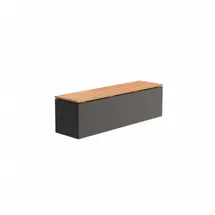 Adezz Sitzbank 150 x 40 x 43 cm Grau