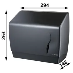 KS Handel 24 Papierspender 500 Blatt Handtuchspender Papierhandtuchspender Box Weiss