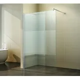 FA-Bausysteme Walk-In Glas Dusche Teilsatiniert 40 cm