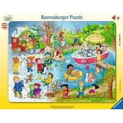 Ravensburger Rahmenpuzzle Die Jahreszeiten am See