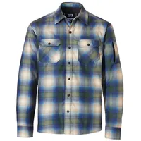 Rehall Ziggy-r Langarmhemd - Checks Bluestone - M