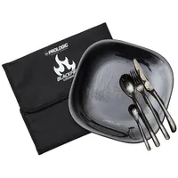 Prologic Blackfire Dinning Set - Camping Geschirr, Besteckset, Besteck
