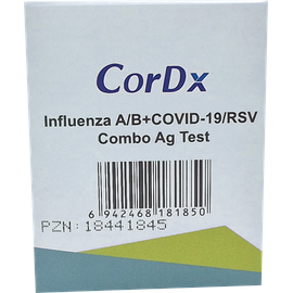 CorDx Influenza A/B + COVID-19/RSV Combo Antigen Schnelltest, 1 Stück