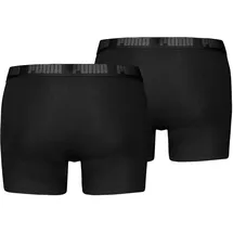 Puma Men Everyday Basic Boxer Boxershorts Herren Unterhose Unterwäsche Pack, Farbe:Black/Phantom, Bekleidungsgröße:XL - XL