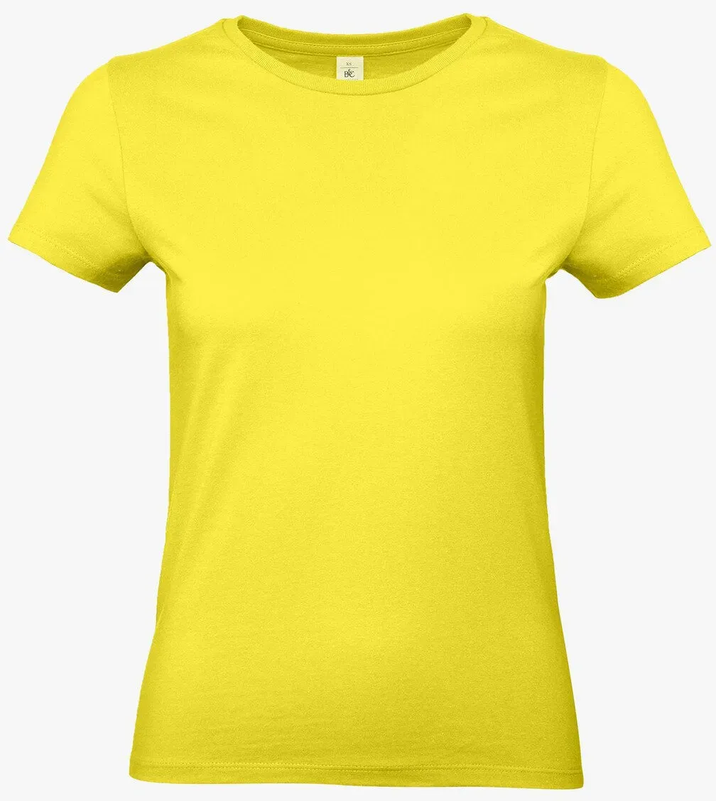 B&C - #E190 Damen T-Shirt - Solar Yellow / M