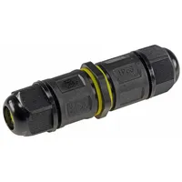 ChiliTec Kabelverbinder 23807, IP68 wasserdicht, für 6-11 mm Kabel-Ø, 3-polig