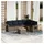 vidaXL Gartensofa-Set 7-tlg. grau Polyrattan
