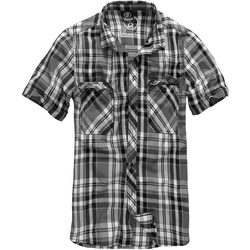 Brandit Roadstar Shirt Hemd kurzarm schwarz/anthrazit, Größe 5XL