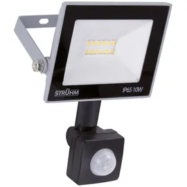 Ideus LED Flutlichtstrahler grau 10 W mit Bewegungsmelder IP65 870 lm