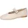 Melvin & Hamilton Emily 1 Leder-Mary Jane Schuhe für Damen Ballerina Flache Absätze, Echtes Leder beige 36 EU