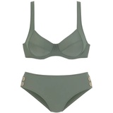 VIVANCE Bügel-Bikini Damen oliv, Gr.40 Cup C,