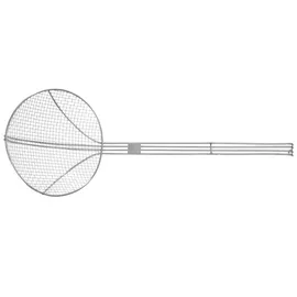 HENDI Frittierschaufel, mit verstärktem Drahtgriff, Küchensieb, ø200x510mm, Edelstahl