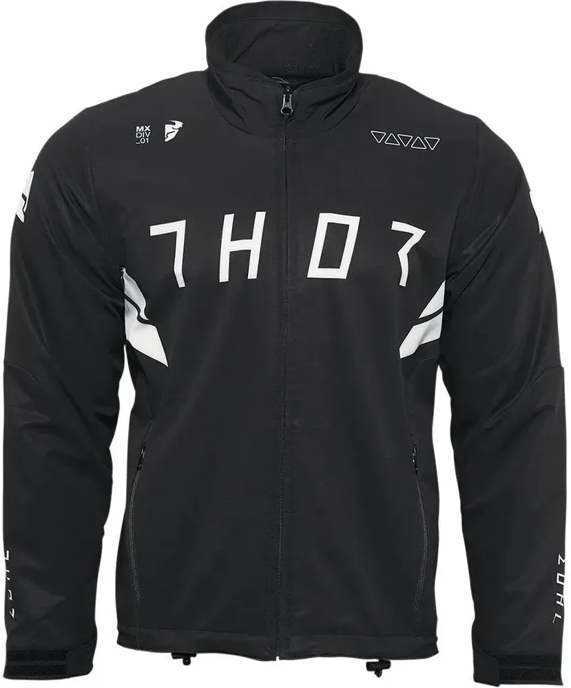 Thor Warmup Jacke - Black / White - XL