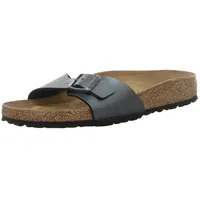 Birkenstock Madrid Birko-Flor schmal schwarz metallic 42