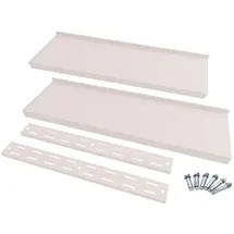 vidaXL Wandregal 240 x 30 cm Grau