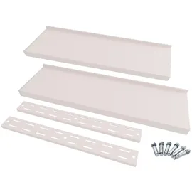 vidaXL Wandregal 240 x 30 cm Grau