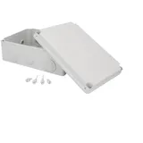 Unitec Aufputz- Abzweigdose IP65, mit Schraubdeckel, 241 x 180 x 95 mm, grau