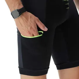 Uyn Strides Running OW Laufshorts Herren B131 black/yellow fluo M