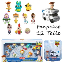 Toy Story 4 Figuren Bundle 10er-Pack + Woody mit Wohnwagen