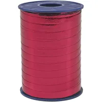 Präsent C.E. Pattberg Mexico Geschenkband metallic Karminrot, 250 m Ringelband zum Einpacken von Geschenken, 10 mm Breite, Zubehör zum Dekorieren & Basteln, Dekoband, Anlass