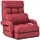 Costway schlafsofa lazy klappsofa schlafsessel für zuhause und Büro Rot