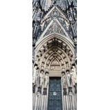 queence »Kathedrale«, mit 6 Haken, 50 x 120 cm grau