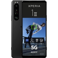 Sony Xperia 1 III, Android-Smartphone, 5G, Display 6,5 Zoll 21:9, CinemaWide 4K HDR OLED 120 Hz – 4 ZEISS T* Objektiv, Schwarz, Version FR