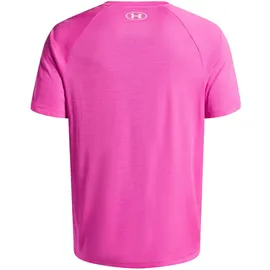 Under Armour Tech Strukturiertes Trainingsshirt Herren 652 - rebel pink/white XXL