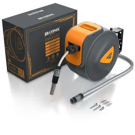 Brandson Wandschlauchbox 20 m schwarz
