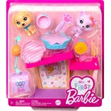 Barbie Zubehör Meine Erste Story Starter Packungen Hund Katze Pflege Mit Haus