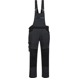 Latzhose "T704" WX3 - M - metal grey