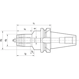 WTE Hydrodehn-Spannfutter JIS6339ADB BT50 18x90mm