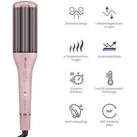 TrueLife HairWaver W6 Lockenwickler dreifach für das Haar 1 St.