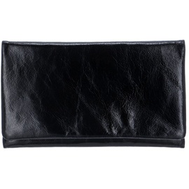 ABRO Leather Athene Clutch Bag S Navy