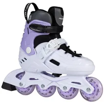 Powerslide Khaan Nxt Adjustable Kinder-inlineskates - White / Purple - EU 39-42