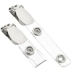 Peach Kunststoff-Clips | 100 St. | klar | PP512