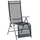 deluke Liegestuhl NATALI 81 x 56 x 112 cm Schwarz