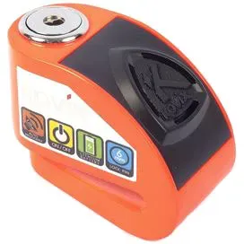 Kovix KD6, verrouillage de disque rupture avec alarme - Orange Néon