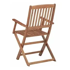 vidaXL Gartenstuhl klappbar 40 x 57 x 91 cm braun 8 St.