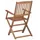 vidaXL Gartenstuhl klappbar 40 x 57 x 91 cm braun 8 St.
