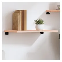 vidaXL Wandregal 60 x 40 x 2 cm Eiche Unbehandelt