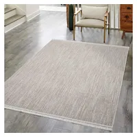 Carpet City Kurzflor Teppich Wohnzimmer Beige - 140x200 cm