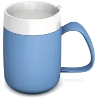 Ornamin Becher mit Trink-Trick mit unauffälligem Trinkdeckel, hellblau