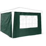 Relaxdays Seitenwand-Set für Pavillon 3 x 3 m 2 Stück Grün