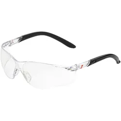 MCD Medical Care Dental GmbH Nitras Vision Protect | 12 Schutzbrillen | schwarz/transparent | Kunststoff