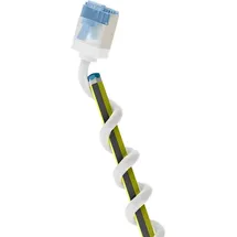 goobay LAN-Kabel CAT6A 0,15m weiß