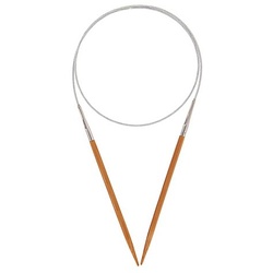 buttinette Rundstricknadel, Bambus, 80 cm