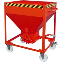 Bauer Südlohn Silobehälter SR 375, lackiert, Feuerrot