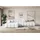 altdecor Ecksofa in L-Form Corner Sofa Bett Eckcouch Couch Wohnlandschaft Cauchsofa Olea-L2-309x190x70 cm Weiß