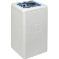 ReinigungsBerater BrickBin Papier Behälter weiss blau 65 L integrierte